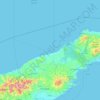 Топографічна карта Colón, висота, рельєф