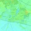 Топографічна карта Дрогичин, висота, рельєф