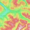 Топографічна карта Xonrupt-Longemer, висота, рельєф