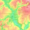 Топографічна карта Олександрія, висота, рельєф