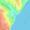 Топографічна карта Козирка, висота, рельєф