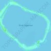 Топографічна карта Île de Clipperton, висота, рельєф