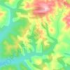 Топографічна карта Чуми, висота, рельєф