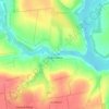 Топографічна карта Кудашівка, висота, рельєф
