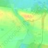 Топографічна карта Річки, висота, рельєф