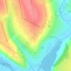 Топографічна карта Троїцьке, висота, рельєф