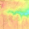 Топографічна карта Курячі Лози, висота, рельєф