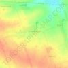 Топографічна карта Кривобокове, висота, рельєф