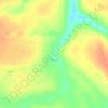 Топографічна карта Мокрії, висота, рельєф