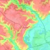 Топографічна карта Лубни, висота, рельєф