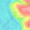 Топографічна карта Кушугум, висота, рельєф