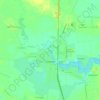 Топографічна карта Семенівка, висота, рельєф