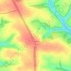 Топографічна карта Земляне, висота, рельєф
