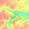 Топографічна карта Шептаки, висота, рельєф