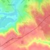 Топографічна карта Флорине, висота, рельєф