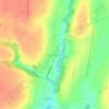 Топографічна карта Бутова Долина, висота, рельєф