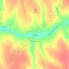 Топографічна карта Глодоси, висота, рельєф