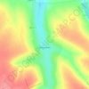 Топографічна карта Бондареве, висота, рельєф