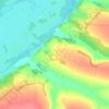 Топографічна карта Левківка, висота, рельєф