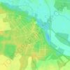 Топографічна карта Поліське, висота, рельєф