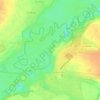 Топографічна карта Горинь, висота, рельєф