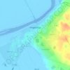 Топографічна карта Індерборський, висота, рельєф