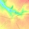 Топографічна карта Вільшанка, висота, рельєф