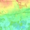 Топографічна карта Троїцький, висота, рельєф