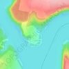 Топографічна карта Калюс, висота, рельєф