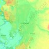 Топографічна карта Котельва, висота, рельєф