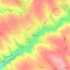 Топографічна карта Бабчинці, висота, рельєф