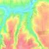 Топографічна карта Нова Прага, висота, рельєф