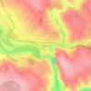 Топографічна карта Гайворон, висота, рельєф