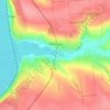Топографічна карта Кам’янське, висота, рельєф