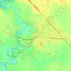 Топографічна карта Мена, висота, рельєф