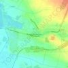 Топографічна карта Великий Любінь, висота, рельєф