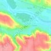 Топографічна карта Сирове, висота, рельєф