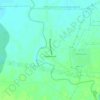 Топографічна карта Бережний, висота, рельєф