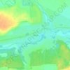 Топографічна карта Осычки, висота, рельєф