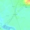 Топографічна карта Зелений Шлях, висота, рельєф