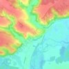 Топографічна карта Ладан, висота, рельєф