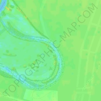 Топографічна карта Урал, висота, рельєф