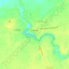Топографічна карта Борзна, висота, рельєф